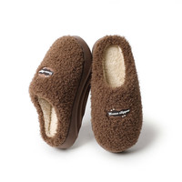 温诗欧 毛绒棉拖女2025新款防滑保暖