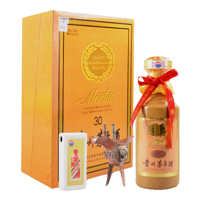  MOUTAI/茅台 收藏级 茅台三十年年份酒  礼盒装 酱香型 500mL 53度