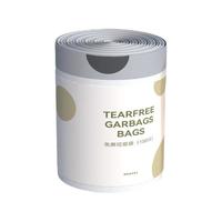 多派 抽绳垃圾袋家用手提式加厚免撕厨房卫生间大号清洁袋塑料袋子商用 45x50cm