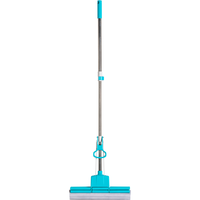 CHAHUA 茶花 海绵滚轮拖把免手洗家用拖地胶棉吸水地拖大号 27CM-灰色