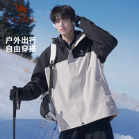 骆驼 风北 户外冲锋衣男单冲