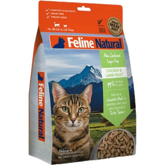 K9Natural K9新西兰进口旗舰店全价无谷生骨猫粮高蛋白高肉猫主食冻干320g