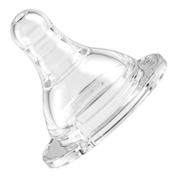 evorie 爱得利 奶嘴 宽口径奶嘴 液体硅胶婴儿奶嘴 (S号圆孔) 0-3个月 单只装