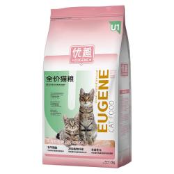 优趣 成猫幼猫粮成年猫增肥1.5kg天然10英短蓝猫鱼肉味全价粮