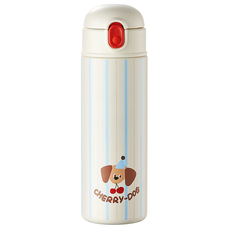 550ML-条纹睡衣的小狗