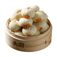 头厨老面小笼包 粉丝豆腐 纯手工包子 125g*8袋共40个 速食早餐半成品 老面小笼包(粉丝豆腐味 40只)