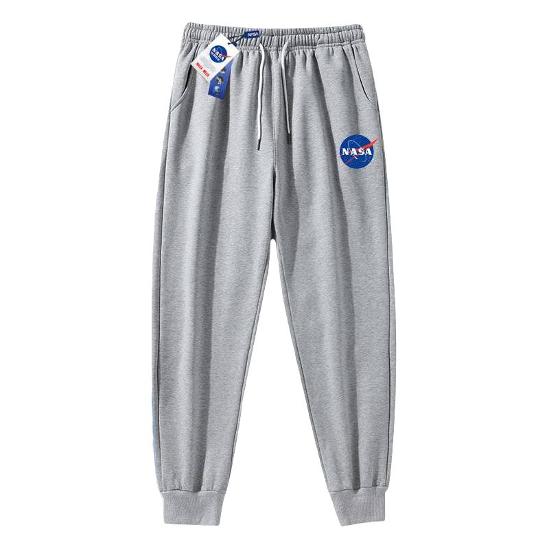  NASA WEEK 加绒加厚 运动休闲裤  基础色（黑灰白等） M L XL 2XL 3XL 4XL 5XL