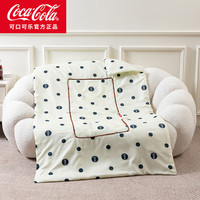 Coca-Cola 可口可乐 抱枕被二合一 40cm*40cm 展开100*15