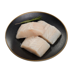 我爱渔 太平洋深海鳕鱼块500g 去皮去刺 5块独立真空包装 新西兰长尾鳕鱼 太平洋鳕鱼块 500g