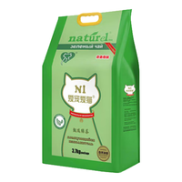 AATURELIVE N1爱宠爱猫 AATURELI3.7kg升级1.5mm小颗粒结团紧实可冲马桶甄茶系列