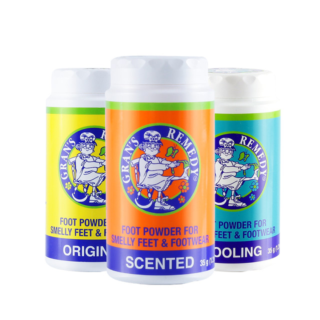 GRANS REMEDY 新西兰老奶奶 臭脚粉摇摇瓶薄荷除脚汗脚臭克星男35g