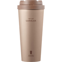 LOCK&LOCK 遇见系列 LHC3249BRW_CC 双饮保温杯 550ml 复古棕色