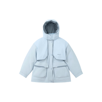 笛莎（DEESHA）女童羽绒服 水晶蓝 120