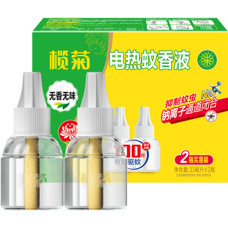 榄菊 电蚊香液 无香型 2瓶装 100晚 驱蚊液