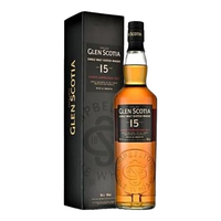 MICHTER'S格兰帝 Glen Scotia 苏格兰单一麦芽威士忌700ml 洋酒 格兰帝15年威士忌700ml