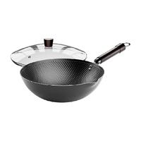 Royalstar荣事达极铁炒锅不粘家用电磁炉燃气灶通用炒菜无涂层熟铁锅已开锅