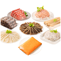大龙燚 火锅套餐6荤1素1底料1480g千层肚肥牛卷虾滑鸭肠川粉火锅底料
