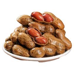 花大个 带壳卤汁花生水煮开袋即食下酒菜深夜零食商用夜市烧烤B 五香味水煮花生500g*3袋