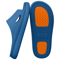 稻草人手术室拖鞋男女室内居家老人防滑片浴室抗菌凉拖 青40-41