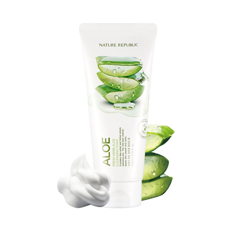 NATURE REPUBLIC 自然乐园 舒缓保湿泡沫洁面乳