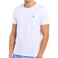 拉夫劳伦（Ralph Lauren）夏季潮流休闲男短袖t恤打底衫 710740727白 XS 002白色