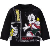 迪士尼宝宝 秋冬卡通米奇毛衣男童针织套头上衣儿童毛衣舒适线衫