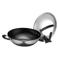 SUPOR 苏泊尔 FC34Z9 炒锅(34cm、不粘、无涂层、铸铁、带盖)