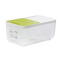 CHAHUA 茶花 012005 滑盖米桶 37*22*17cm 白+绿