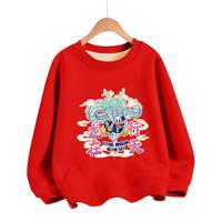 【拜年服】秋冬男童加绒加厚保暖舒适圆领卫衣童装