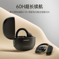 唯立德 蓝牙耳机骨传导概念挂耳式 运动跑步高端 时尚白丨云感佩戴丨尊享天籁