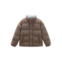 太平鸟 男装2024冬款立领面包服拼色防寒男式羽绒服