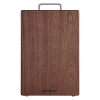 炊大皇 菜板 加厚实木 乌檀木 砧板 可悬挂切菜板 家用案板防霉菜板小面板38*26*2.8cm