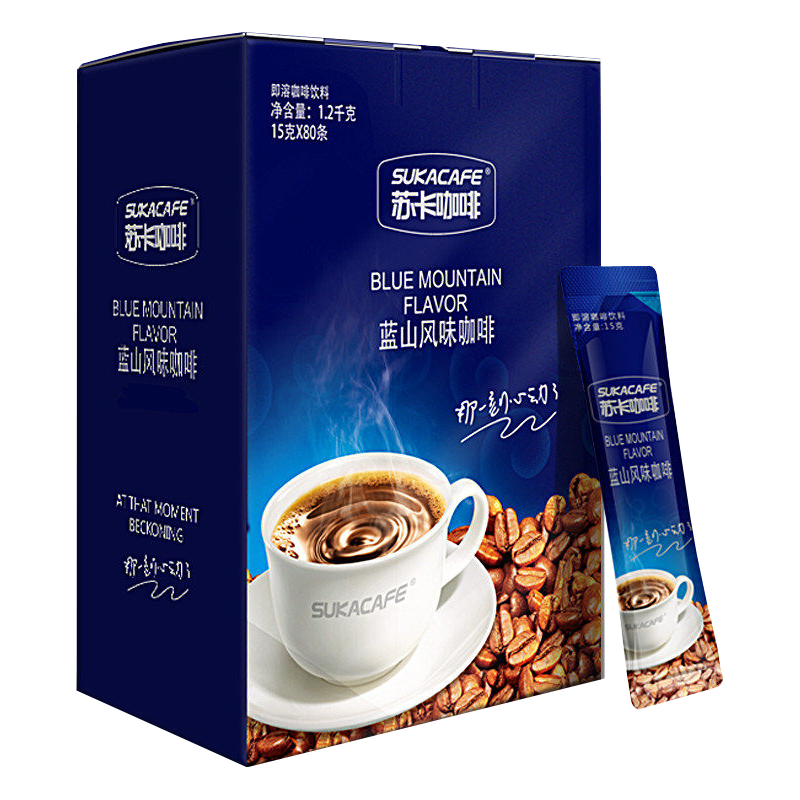 SUKACAFE 苏卡咖啡 即溶咖啡饮料 蓝山风味