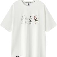 凉感T|森马 Semir大力水手联名短袖T恤女2024抗菌速干夏装