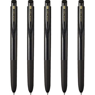uni UMN-155 按动中性笔 黑芯 0.5mm 5支装