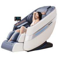奥克斯(AUX)按摩椅家用全身太空舱2024全自动多功能零重力智能电动按摩沙发按摩机送爸爸父母亲节 豪华家用智能语音+岫玉按摩+快捷中控+零重力+白灰