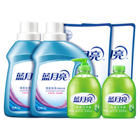  Bluemoon/蓝月亮 深层洁净 洗衣液套装+芦荟洗手液  8斤套装