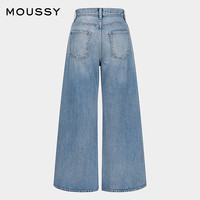 MOUSSY 复古时髦水洗阔腿裤 028ISA11-1641