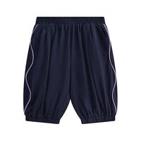 马骑顿（MQD）MQD童装男童2024夏季基础百搭针织七分裤中大儿童运动短裤潮 藏青 110