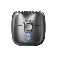 Jeep吉普便携剃须刀电动旋转式男士刮胡刀旅行出差长续航全身水洗