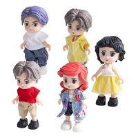 费乐（FEELO）兼容乐高大颗粒儿童拼装积木玩具男女孩5个娃娃公仔1681