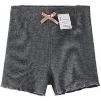 童泰夏季儿童衣服1-4岁婴儿女宝宝高弹短裤打底裤 深灰 80 cm 80cm