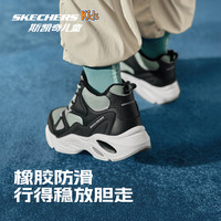 Skechers斯凯奇陨星绒绒靴冬季男童加绒保暖运动鞋儿童防滑靴子