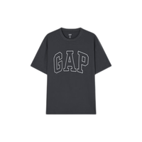 Gap 盖璞 男士撞色logo圆领短袖T恤 544465 白色  XXXL
