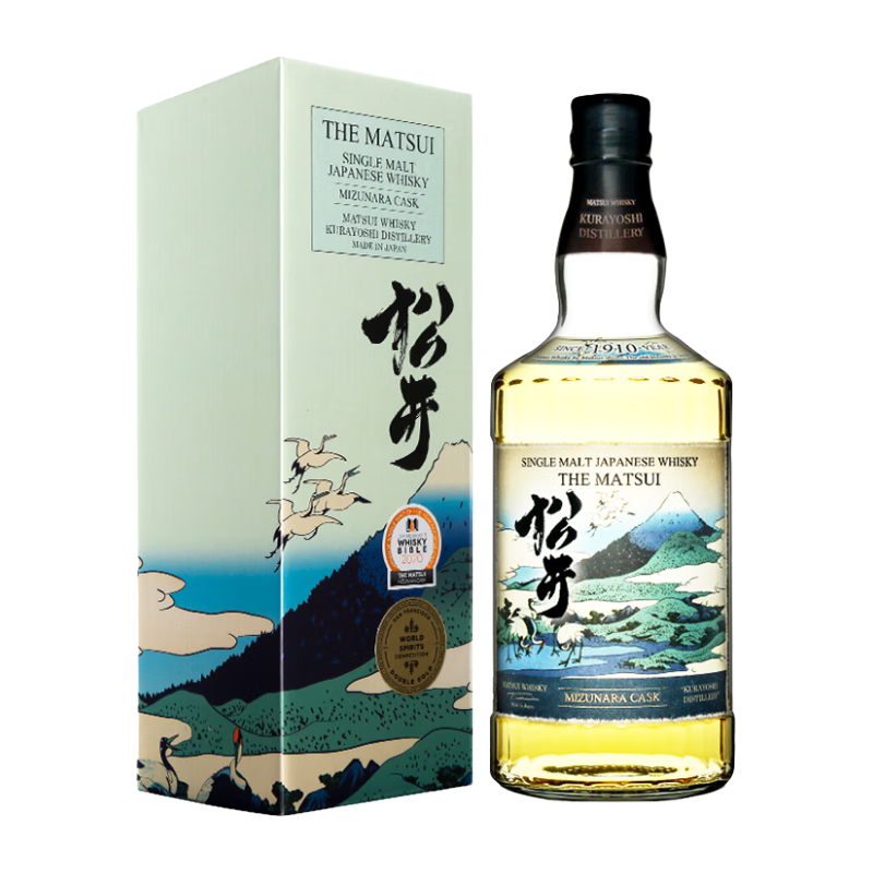 松井酒造 单一麦芽 日本威士忌 水楢桶味 48%vol 700ml