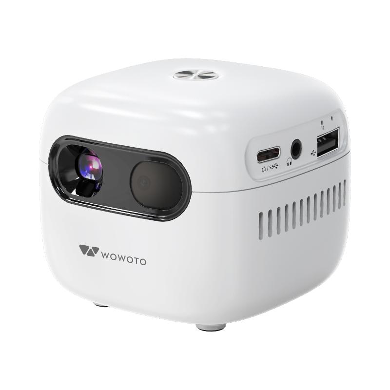 wowoto投影仪家用随身便携户外露营充电手机无线投屏迷你小型投影机宿舍白墙直投超高清1080P影院卧室窝窝头Q6S