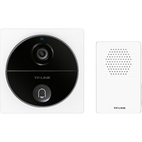 普联 TP-LINK 可视门铃摄像头家用监控 智能门铃电子猫眼充电门铃感应器 无线wifi远程视频电话对讲入户门铃 DB13A