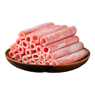 阿吉纳 内蒙古羔羊羊肉卷 草原散养 原切羊肉片 火锅食材 羊肉生鲜 原切羊肉卷 1.8斤