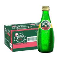 法国Perrier/巴黎水饮用矿泉水无糖荔枝味气泡水330ml*24瓶