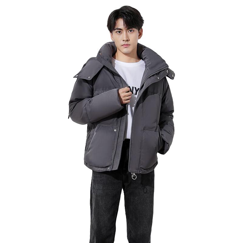  BOBBY BIZZ 95%白鹅绒 男士羽绒服  灰色 M